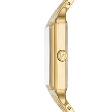 Load image into Gallery viewer, Raquel Three-Hand Date Gold-Tone Stainless Steel Watch ES5220