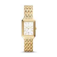 Load image into Gallery viewer, Raquel Three-Hand Date Gold-Tone Stainless Steel Watch ES5220