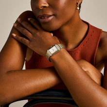 Load image into Gallery viewer, Raquel Three-Hand Date Two-Tone Stainless Steel Watch ES5368