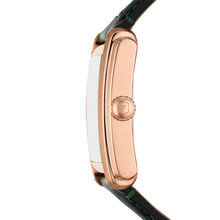 Load image into Gallery viewer, Carraway Three-Hand Green Croco LiteHide™ Leather Watch FS6077