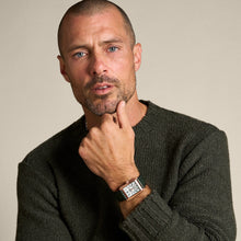 Load image into Gallery viewer, Carraway Three-Hand Green Croco LiteHide™ Leather Watch FS6077