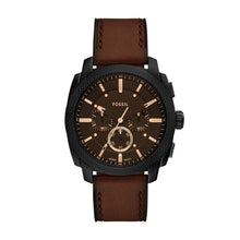 Load image into Gallery viewer, Machine Chronograph Brown Leather Watch FS6101