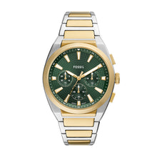 Load image into Gallery viewer, Everett Chronograph Two-Tone Stainless Steel Watch FS6106