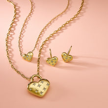 Load image into Gallery viewer, Sadie All My Love Gold-Tone Stainless Steel Heart Pendant Necklace JF04829710