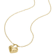Load image into Gallery viewer, Sadie All My Love Gold-Tone Stainless Steel Heart Pendant Necklace JF04829710