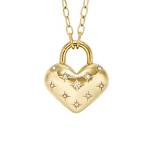 Load image into Gallery viewer, Sadie All My Love Gold-Tone Stainless Steel Heart Pendant Necklace JF04829710