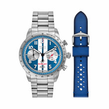 Load image into Gallery viewer, Shelby Silver Tone Analogue-Chronograph Watch Set LE1209SET