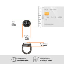 Load image into Gallery viewer, Nick Jonas x Fossil Machine Luxe Watch Ring Gunmetal Analogue Watches LE1212