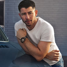 Load image into Gallery viewer, Nick Jonas x Fossil Machine Luxe Gunmetal Analogue Watches LE1219