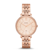 Load image into Gallery viewer, Jacqueline Rose-Tone Stainless Steel Watch ES3546
