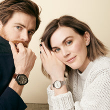 Load image into Gallery viewer, Fossil Tailor Multifunction Stainless Steel Watch ES3712