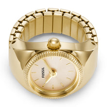 Load image into Gallery viewer, Watch Ring Two-Hand Gold-Tone Stainless Steel ES5246