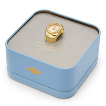 Load image into Gallery viewer, Watch Ring Two-Hand Gold-Tone Stainless Steel ES5246