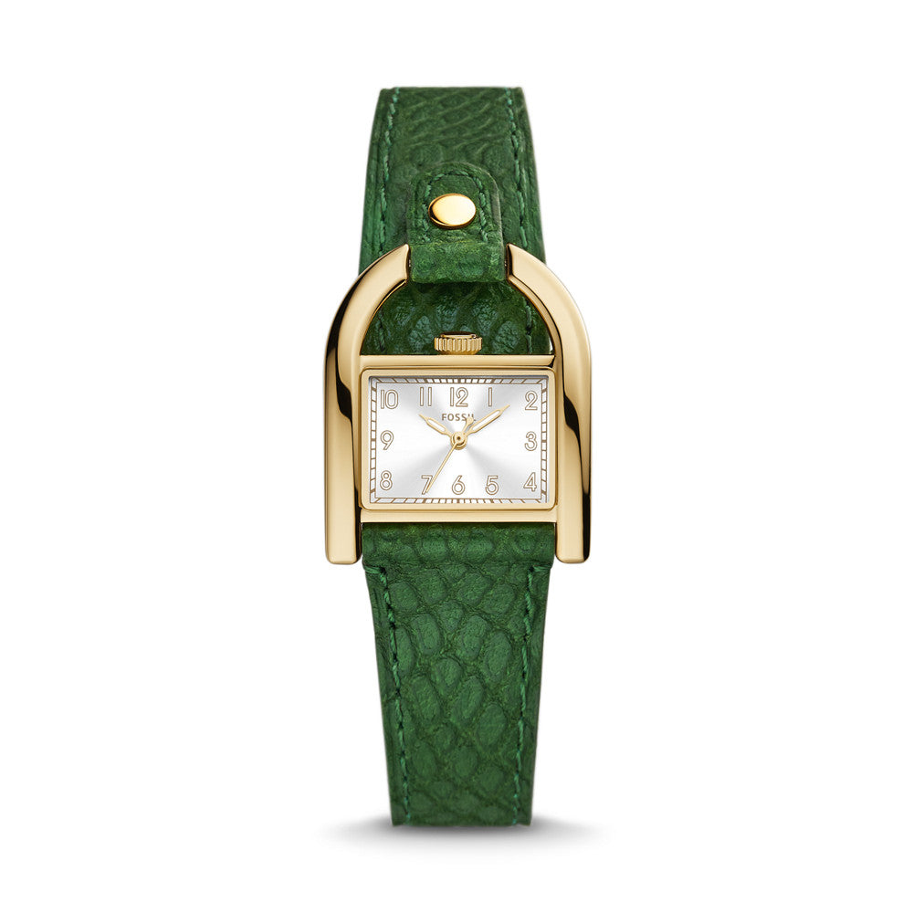 Harwell Three-Hand Green Eco Leather Watch ES5267 – Fossil - Hong