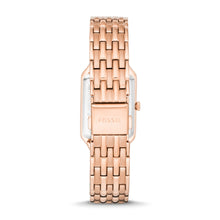 Load image into Gallery viewer, Raquel Three-Hand Date Rose Gold-Tone Stainless Steel Watch ES5271
