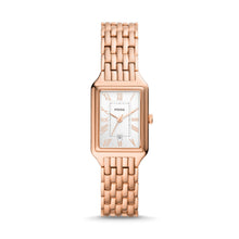 Load image into Gallery viewer, Raquel Three-Hand Date Rose Gold-Tone Stainless Steel Watch ES5271
