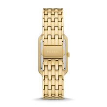 Load image into Gallery viewer, Raquel Three-Hand Date Gold-Tone Stainless Steel Watch ES5304