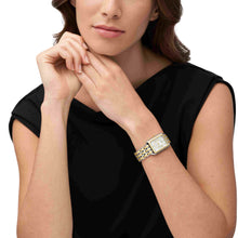 Load image into Gallery viewer, Raquel Three-Hand Date Two-Tone Stainless Steel Watch ES5305