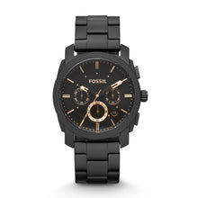 Load image into Gallery viewer, Machine Mid-Size Chronograph Black Stainless Steel Watch FS4682