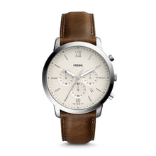 Load image into Gallery viewer, Neutra Chronograph Brown Leather Watch FS5380