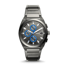 Load image into Gallery viewer, Everett Chronograph Smoke Stainless Steel Watch FS5830