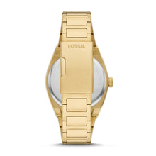 Load image into Gallery viewer, Everett Three-Hand Date Gold-Tone Stainless Steel Watch FS5965