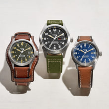 Load image into Gallery viewer, Defender Solar-Powered Olive Nylon Watch FS5977