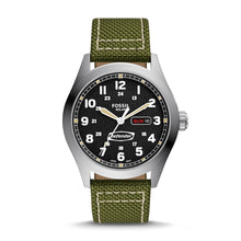 Load image into Gallery viewer, Defender Solar-Powered Olive Nylon Watch FS5977