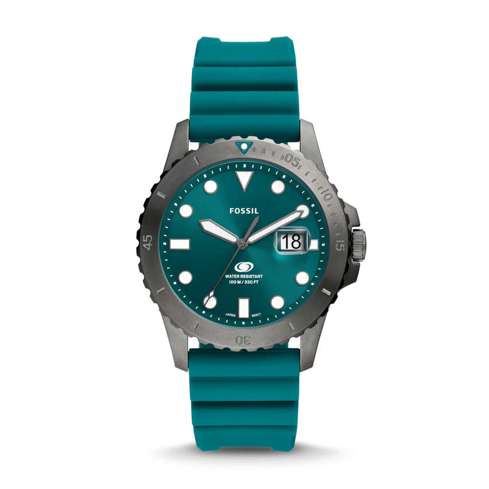 Fossil Blue Three-Hand Date Oasis Silicone Watch FS5995 – Fossil - Hong  Kong Official Site for Watches, Handbags & Smartwatches