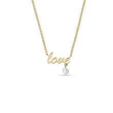 Load image into Gallery viewer, Fossil Sadie Love Notes Two-Tone Stainless Steel Station Necklace JF04363998