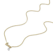 Load image into Gallery viewer, Fossil Sadie Love Notes Two-Tone Stainless Steel Station Necklace JF04363998