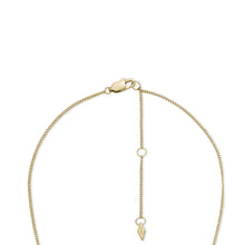 Load image into Gallery viewer, Fossil Sadie Love Notes Two-Tone Stainless Steel Station Necklace JF04363998