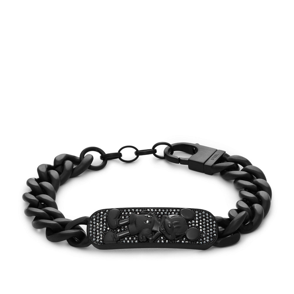 Disney x Fossil Special Edition Black Stainless Steel Chain