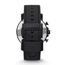 Load image into Gallery viewer, Nate Chronograph Black Leather Watch JR1354