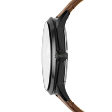 Load image into Gallery viewer, Townsman 48mm Automatic Brown Leather Watch ME3155