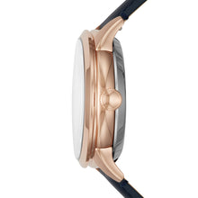 Load image into Gallery viewer, Townsman Automatic Navy Leather Watch ME3171