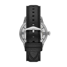 Load image into Gallery viewer, 44mm Townsman Automatic Black Leather Watch ME3200