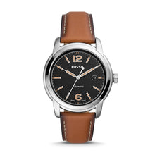 Load image into Gallery viewer, Fossil Heritage Automatic Luggage Leather Watch ME3233
