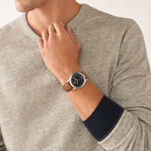 Load image into Gallery viewer, Fossil Heritage Automatic Luggage Leather Watch ME3233