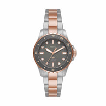 Load image into Gallery viewer, Blue Dive Two Tone Analogue Watch ES5348
