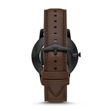 Load image into Gallery viewer, Minimalist Three-Hand Brown Leather Watch FS5551
