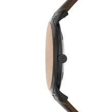 Load image into Gallery viewer, Minimalist Three-Hand Brown Leather Watch FS5551
