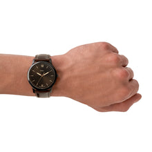 Load image into Gallery viewer, Minimalist Three-Hand Brown Leather Watch FS5551
