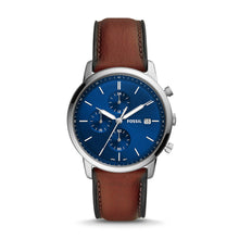 Load image into Gallery viewer, Minimalist Chronograph Luggage LiteHide™ Leather Watch FS5850
