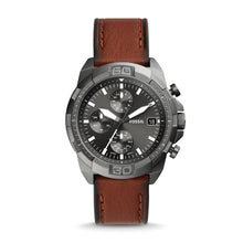 Load image into Gallery viewer, Bronson Chronograph Brown LiteHide™ Leather Watch FS5855
