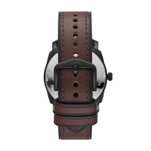 Load image into Gallery viewer, Machine Three-Hand Date Brown Leather Watch FS5901
