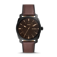 Load image into Gallery viewer, Machine Three-Hand Date Brown Leather Watch FS5901
