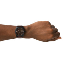Load image into Gallery viewer, Machine Three-Hand Date Brown Leather Watch FS5901
