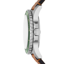 Load image into Gallery viewer, Fossil Blue Three-Hand Date Tan LiteHide™ Leather Watch FS5946
