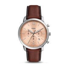 Load image into Gallery viewer, Neutra Chronograph Medium Brown LiteHide™ Leather Watch FS5982
